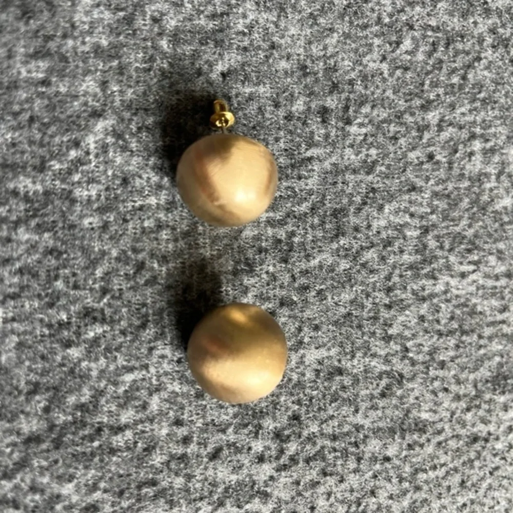Punk Fashion Geometric Half Metal Big Ball Round Stud Earrings for Women…‎